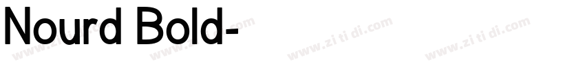 Nourd Bold字体转换